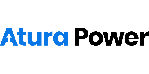 Atura Power logo with "Atura" in blue and "Power" in black on a white background.