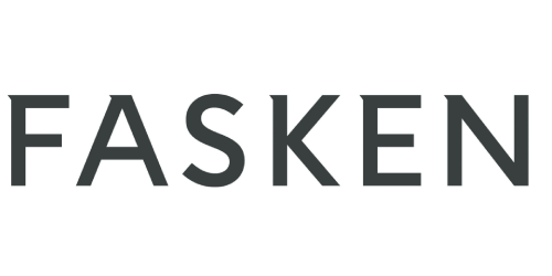 The image displays the word "FASKEN" in large, bold, black capital letters on a white background.